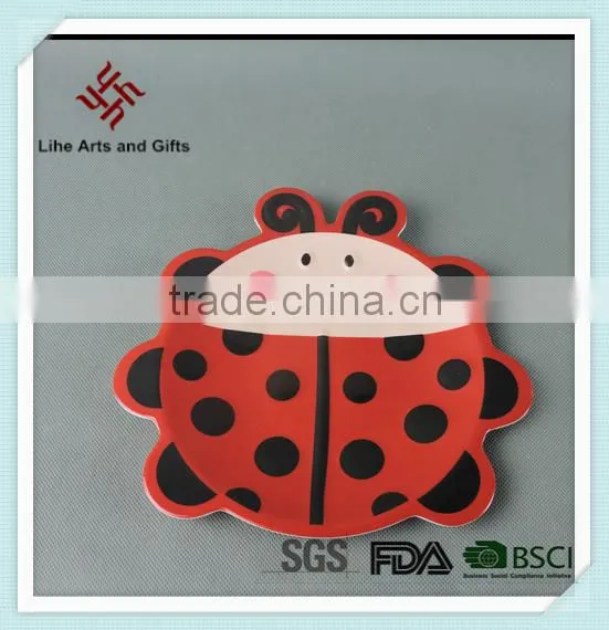 Coccinella Septempunctata Shape Melamine Children Dinner Set photo-5