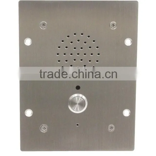 Stainless Steel Call Station VOIP POE Phone Waterproof Intercom Paging System Phone photo-6