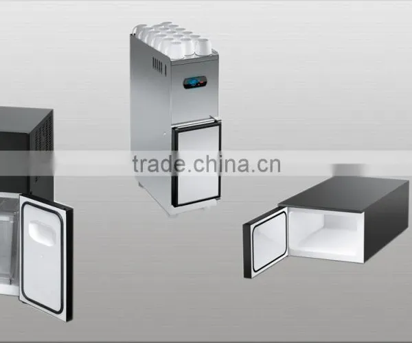 Milk Cooler for Commercial Coffee Espresso Machines Mini Milk Cooler Fridge With Compressor Cooling Together MC12