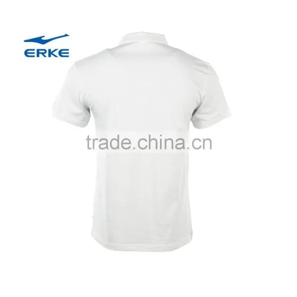 ERKE Exclusive Design Casual & Elegant Mens Summer Mirco Collar Short Sleeve t Shirt of 100% Cotton for Office Cheap Wholesale photo-4