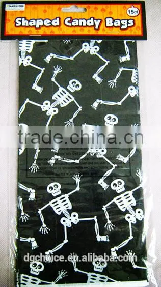 Beautiful Printed Halloween Treat or Trick Plastic Loot Bags photo-5