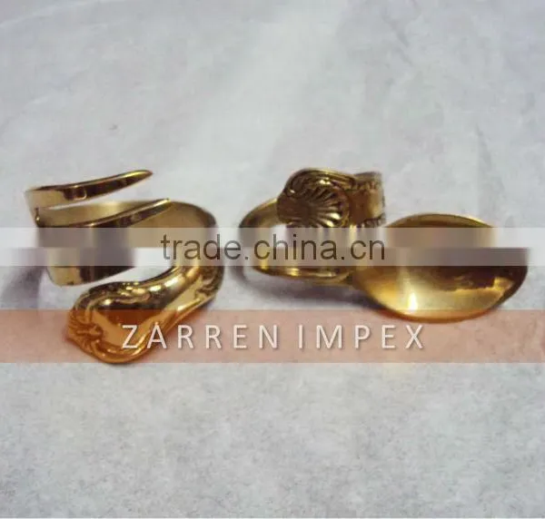 Spoon Folk Brass Napkin Rings