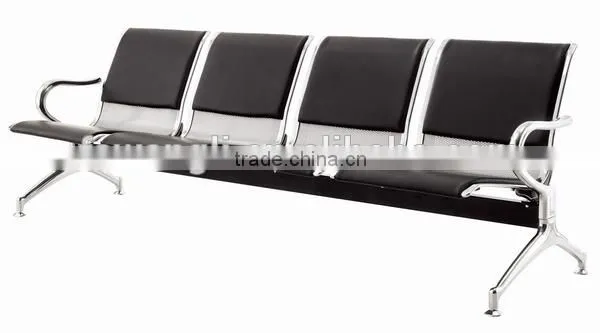 Metal Steel Salon Waiting Bench photo-4