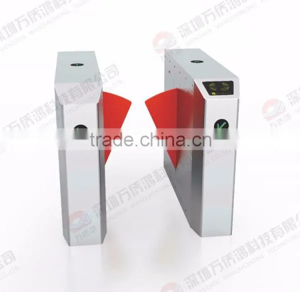 Economic Price Security High Speed Entrance Gate Flap Barrier Turnstile Gate photo-4
