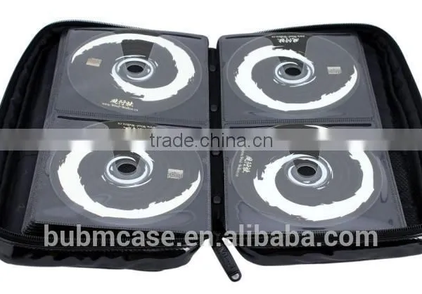 Pink 64 Capacity PU Leather Cover DVD Case CD Holder Personalized cd Case Multi Disc Dvd Cases photo-5
