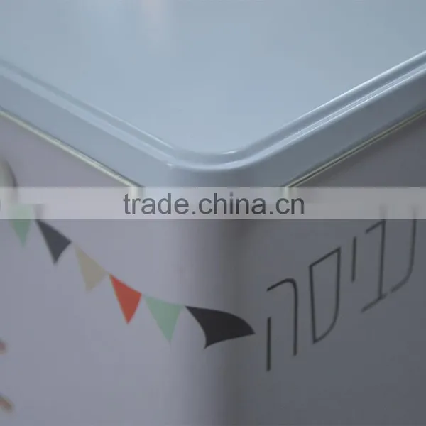 Plastic Handle Custom Washing Powder Storage Tin Box/Laundry Machine Shaped washing Powder Tin Container Metal Storage Box photo-4