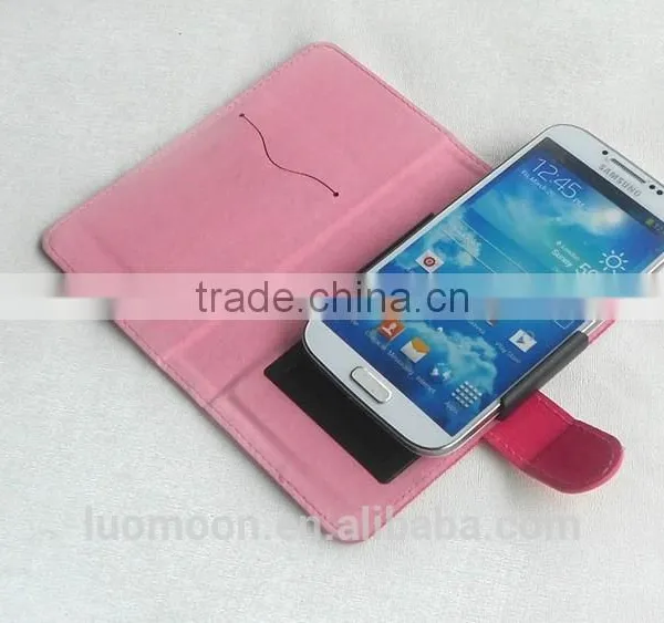 Jeans Style Canvas Leather Diary Phone Universal Case photo-6