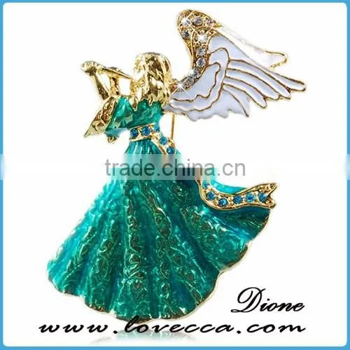 China Guangzhou Manufacturer Wholesale XMAS Fashion Rhinestone Brooch photo-2