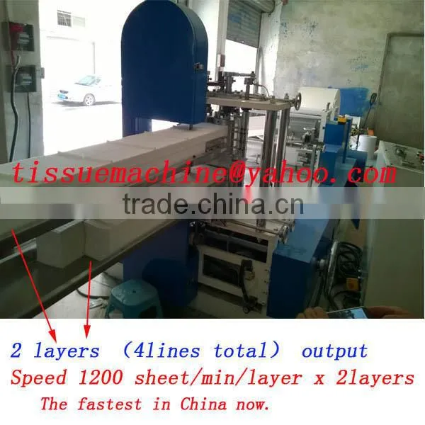 Fastest 2500 Piece Italy Design Embossing Printing Automatic High Speed Cocktail Napkin Machine photo-3