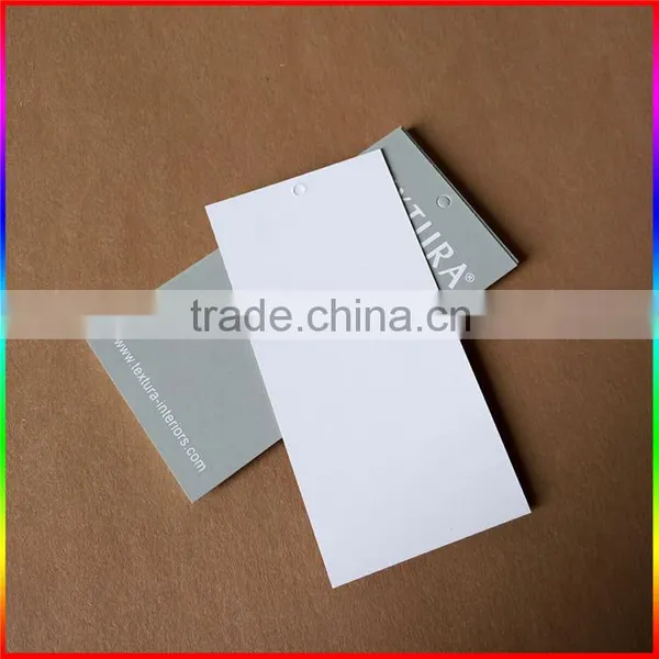 High Quality Custom Clothing Paper Hang Tag/hangtag for Garment Manufacturer photo-3