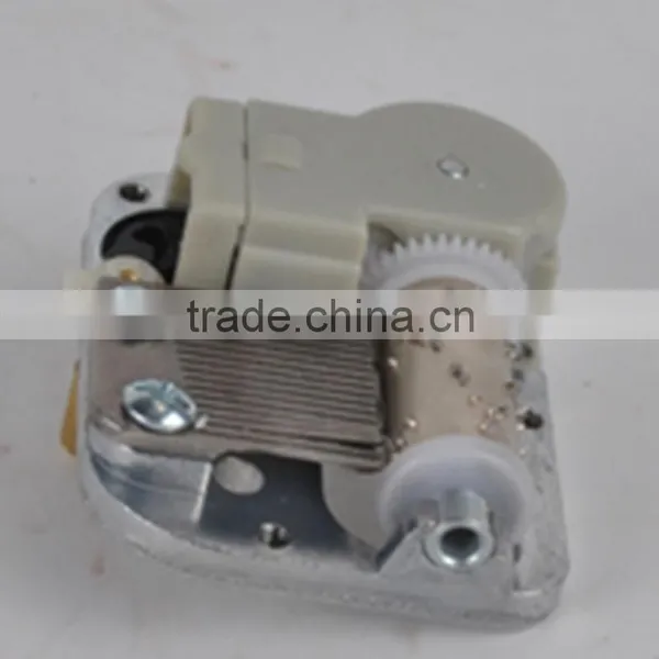 On Off Rotary Switch Underneath Mechanical Mini Clockwork Music Box Movement photo-3