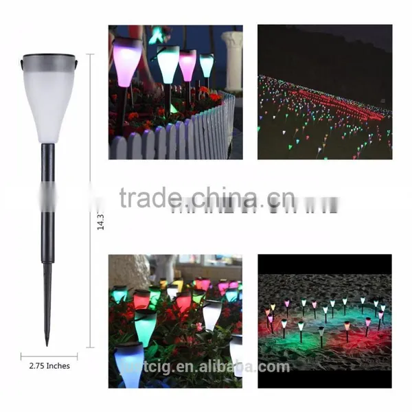 Garden Solar Powere Led Street Light Waterproof,garden Solar Light, Energy-saving,7 Color RGB Goods Decoration Indoor or Outdoor photo-5