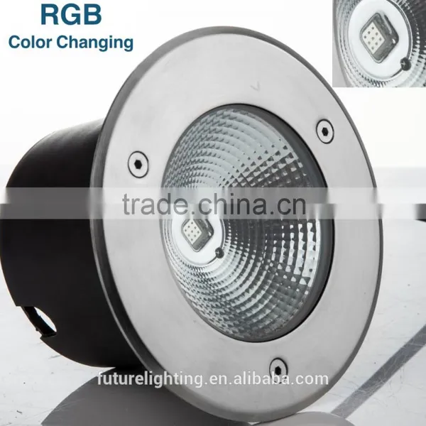 Shenzhen Retrofit IP65 Rgb Color Changing , White Color Dimmable 30w COB LED Inground Light photo-3