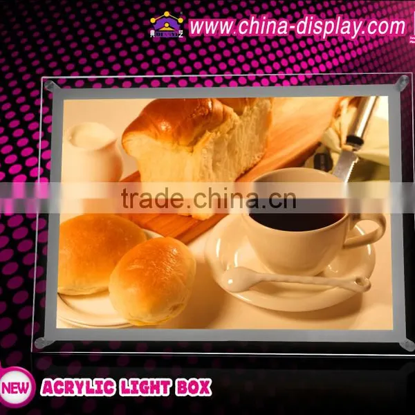 Advertising Product Acrylic Menu Stand Kfc Fast Food Menu Light Box photo-5