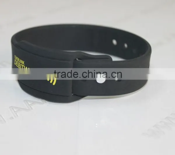 Bespoke NFC Silicone Wristbands With Your Logo Printed 2016 photo-3