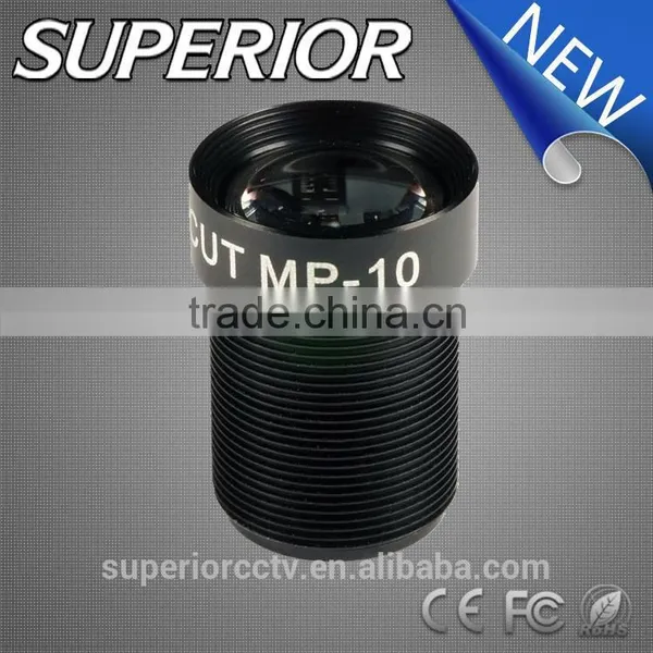 Professional Supplier 1/2.3 Inch F2.5 Optical Cctv 5.4mm 10 Megapixel M12 Board Lens With IR Filter photo-2
