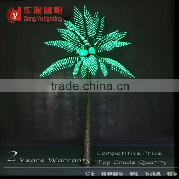 Solar Led Outdoor Lanscape Light up Artificial Coconut Palm Tree Sale photo-3