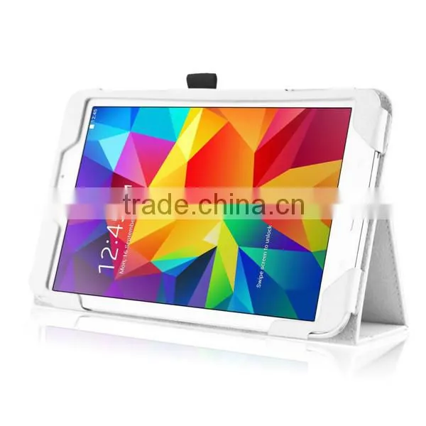 2014 New Style Slim Flip Stand Leather Cover Case For Samsung Galaxy Tab 4 8.0 T330 photo-3