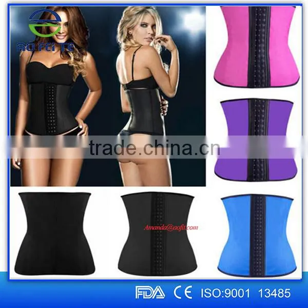 2016 Blue Waist Trainer Shaper Slimming Waist Corsets photo-3