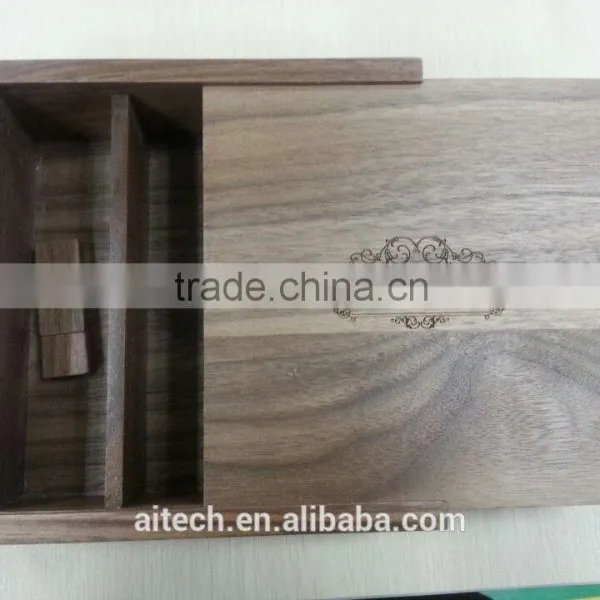 Customized Box and Wood USB Flash Drive 1GB 2GB 4GB 8GB 16GB 32GB With 100% Real Full Capacity photo-5