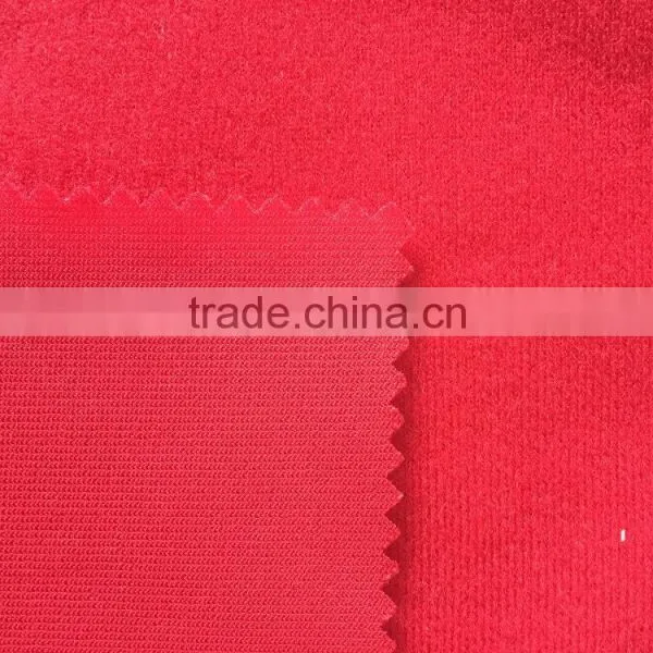 100% Polyester Tricot Brushed Fabric