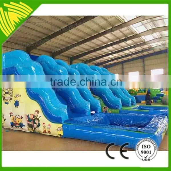 Inflatable Water Slides Giant Inflatable Water Slide With Pool photo-3