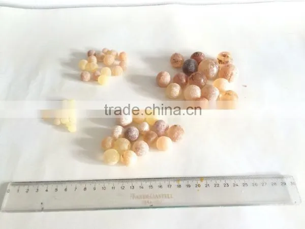 Colombian Amber (Copal) - Raw Round Beads