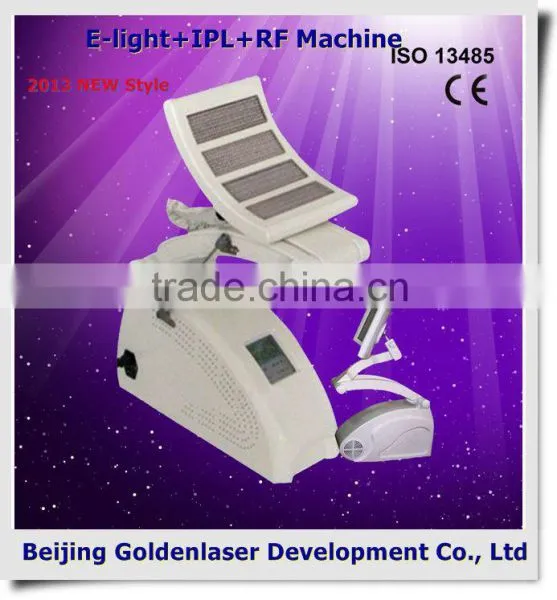 Arms / Legs Hair Removal 2013 Exporter Beauty Salon Equipment Diode Laser E-light+IPL+RF Machine 2013 Laser Glasses Acne Removal