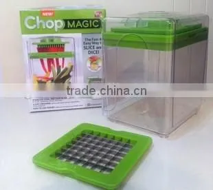 Food Chopper, Fruit Vegetable Slicer, Chop Magic Manual Food Processor