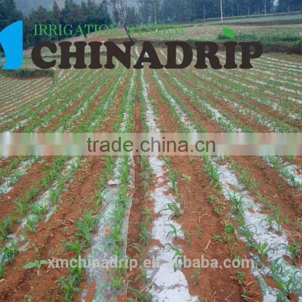 Drip irrigation plastic film mulch