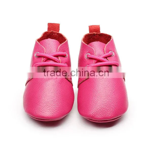 Top Quality Genuine Leather Baby Oxford Shoes Wholesale Soft Sole Baby Shoe Moccasins photo-4
