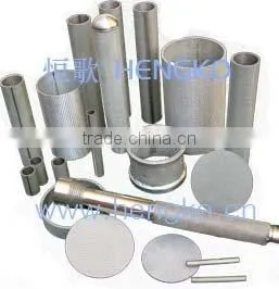 Sintered Stainless Steel Multilayer Wire Mesh Welding Gas Filter Cartridge photo-3