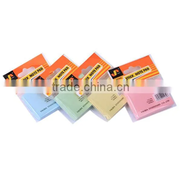 Color Paper Notices Lovely Square Sticky Custom Note Pad photo-3