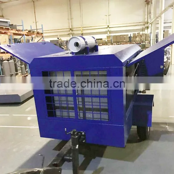 22KW Electrical Portable Air Compressor FOR DB 150 Dustless Blasting Machine photo-3