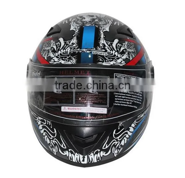 Bluetooth Double Visor Helmet/Moto Cross ECE Helmet /Full Face Bluetooth Helmet/Adults Motorcycle Helmet (TKH809) photo-4