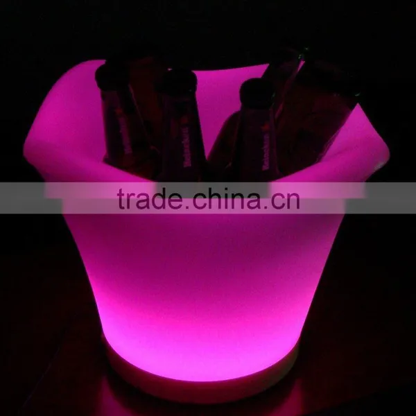 Plastic Cold Drinks Transparent Bar Ice Bucket photo-2