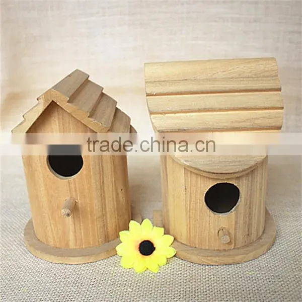 Dome Bird Nest Artificial Birds Nest Swing for Single Round Wood Window Wood Frame Windows photo-2
