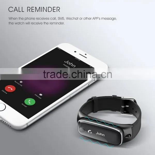 2017 New Smart Watch Blutooth 4.0 Wireless Headset Wristband Smart Bracelet photo-4