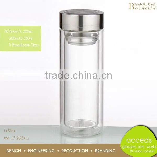 Cheap Unique Handmade Glass Tea Bottle With Filter photo-5