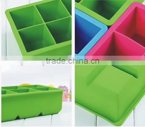 New Arrival 6 Lattices Silicone Ice Tray photo-4