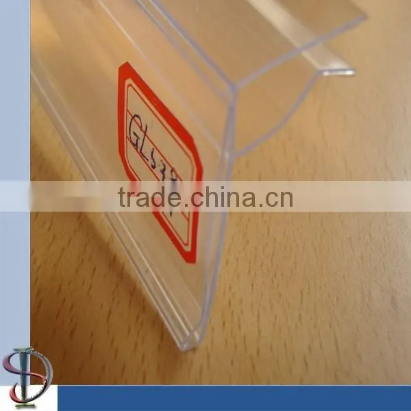 GLS 39 Glass Shelf Price Tag Holder photo-2