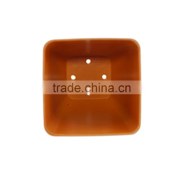 High Standard Degradable Practical Bamboo Fiber Eco Flower Pot photo-5