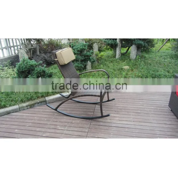 Outdoor Wicker Rocking Chair photo-3