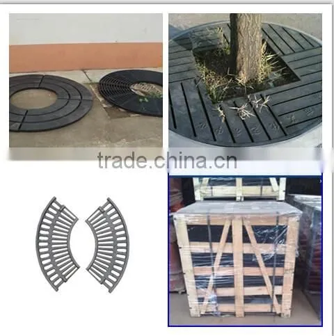 Corrosion Resistant Square Cast Iron Tree Grating photo-3