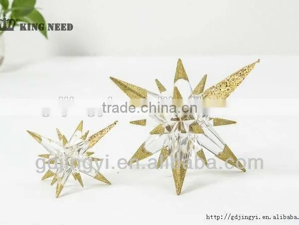 Acrylic Hanging North Star Christmas Tree Topper Ornament photo-4