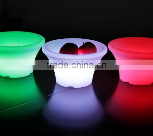 LED Flower Pot Wine Storage Plastic Home Furniture photo-5