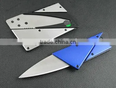 New! Card Sharp Credit Card Folding Razor Sharp Wallet Knife Survival Tool Thin photo-3
