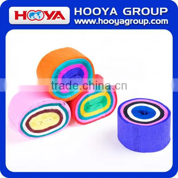 Colorful Party DIY Crepe Four Rainbow Paper Streamers photo-3