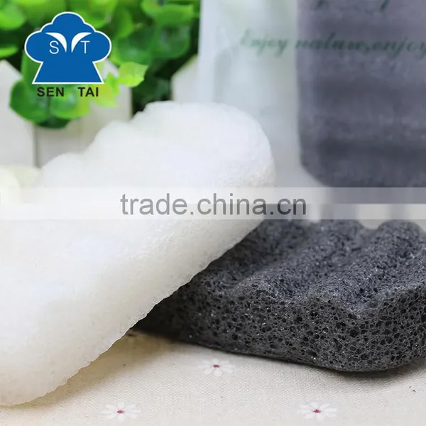 KONJAC SPONGE Silk Collagen 100% Natural Vegetable Fiber for Keratin Removal photo-3