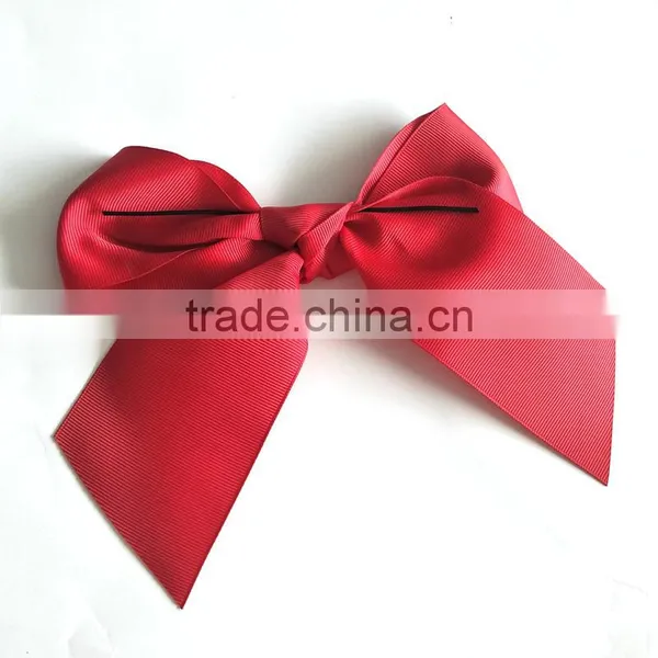 High Quality Custom Beautiful Red Ribbon Bow
